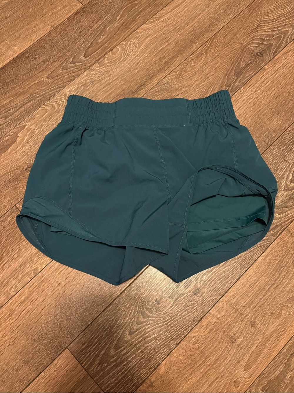 MPG Women's Athletic Shorts in Teal Green